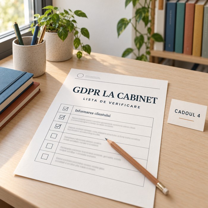 GDPR la cabinet: lista de verificare