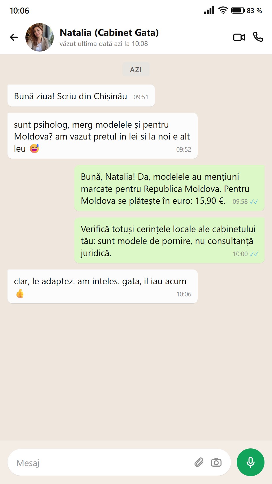 O psihologă din Chișinău întreabă dacă merg și în Moldova