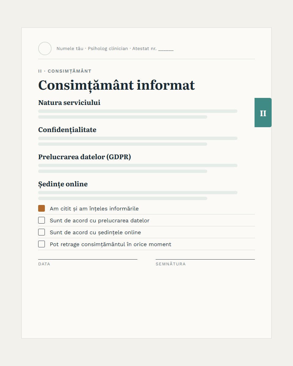 Consimțământ informat